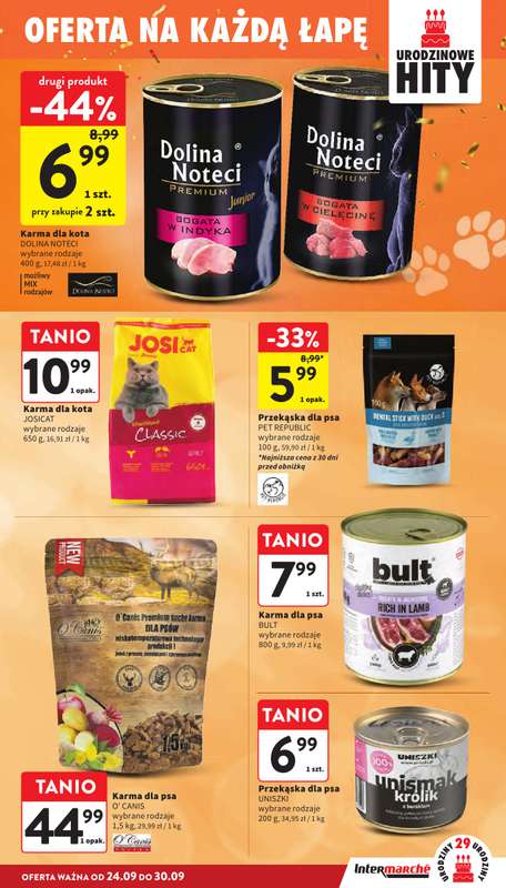 Intermarche - gazetka promocyjna Gazetka od czwartku 24.09 do środy 30.09 - strona 39