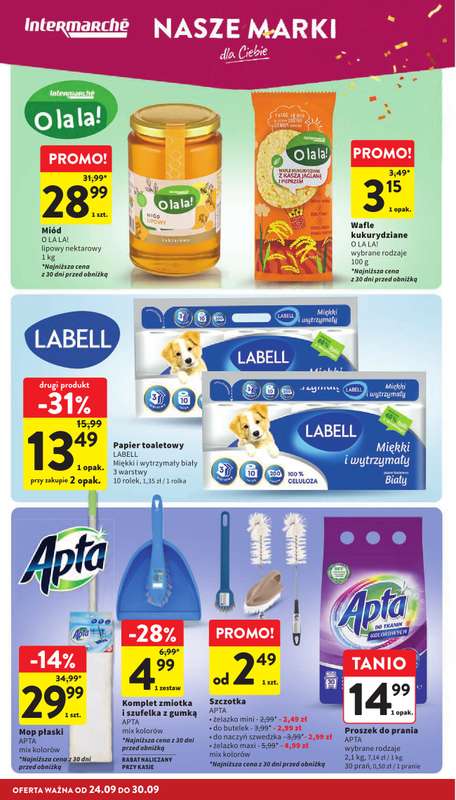 Intermarche - gazetka promocyjna Gazetka od czwartku 24.09 do środy 30.09 - strona 40