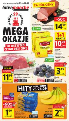 Intermarche - gazetka promocyjna Gazetka od czwartku 24.09 do środy 30.09