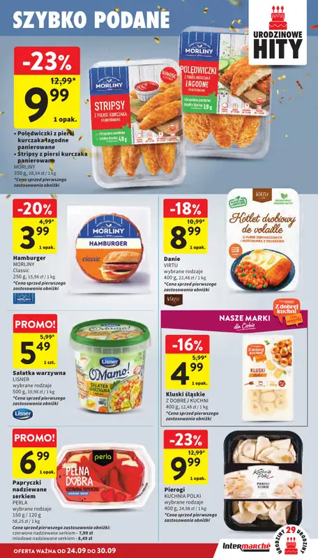 Intermarche - gazetka promocyjna Gazetka od czwartku 24.09 do środy 30.09 - strona 23