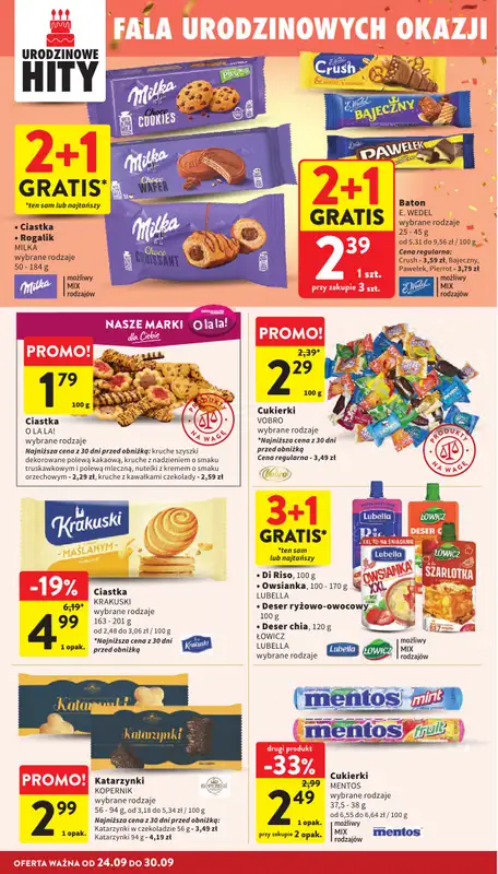 Intermarche - gazetka promocyjna Gazetka od czwartku 24.09 do środy 30.09 - strona 30