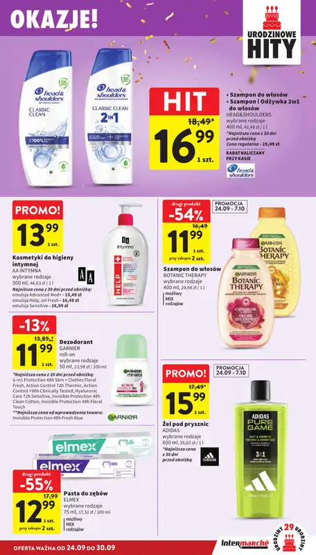 Intermarche - gazetka promocyjna Gazetka od czwartku 24.09 do środy 30.09 - strona 43