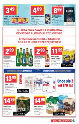 SPAR - gazetka promocyjna Gazetka Eurospar od środy 23.09 do niedzieli 04.10 - strona 15