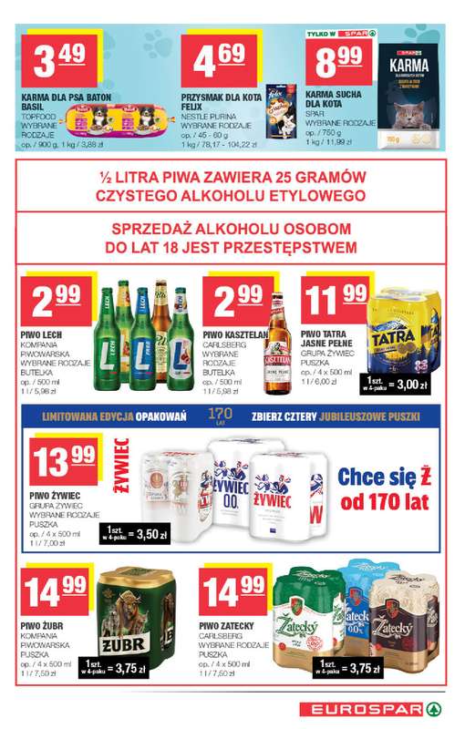 SPAR - gazetka promocyjna Gazetka Eurospar od środy 23.09 do niedzieli 04.10 - strona 15