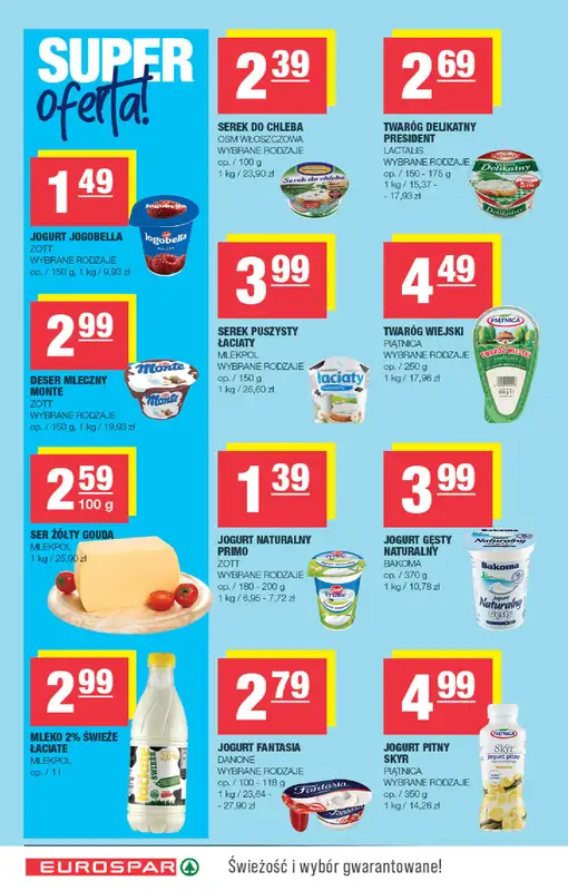 SPAR - gazetka promocyjna Gazetka Eurospar od środy 23.09 do niedzieli 04.10 - strona 4