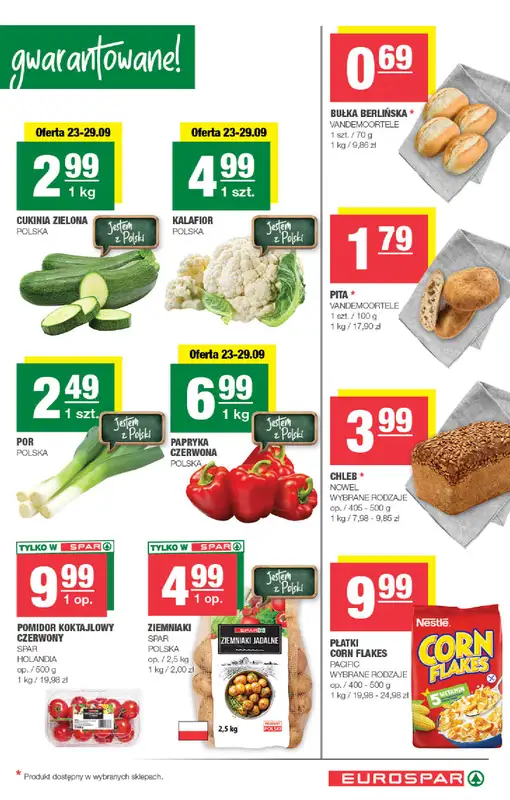 SPAR - gazetka promocyjna Gazetka Eurospar od środy 23.09 do niedzieli 04.10 - strona 3