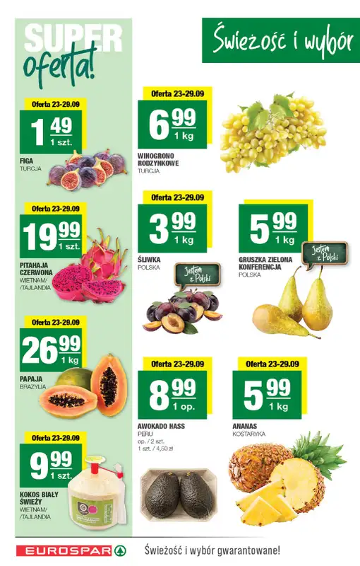 SPAR - gazetka promocyjna Gazetka Eurospar od środy 23.09 do niedzieli 04.10 - strona 2