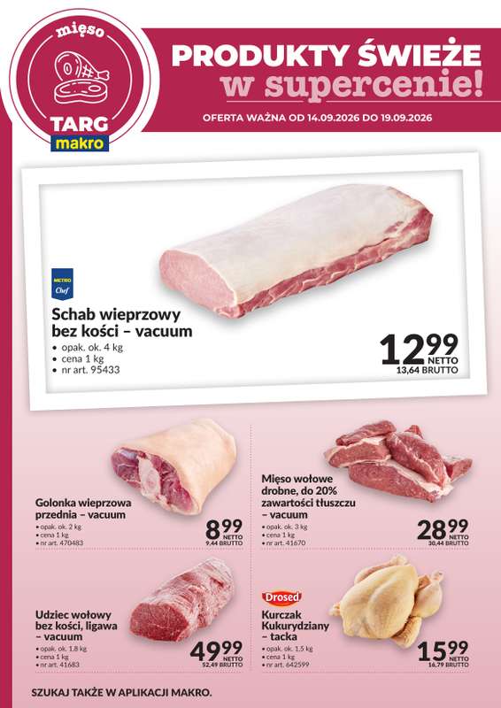 Makro - gazetka promocyjna Targ MAKRO - oferta świeża w super cenach! od wtorku 15.09 do soboty 19.09 - strona 2