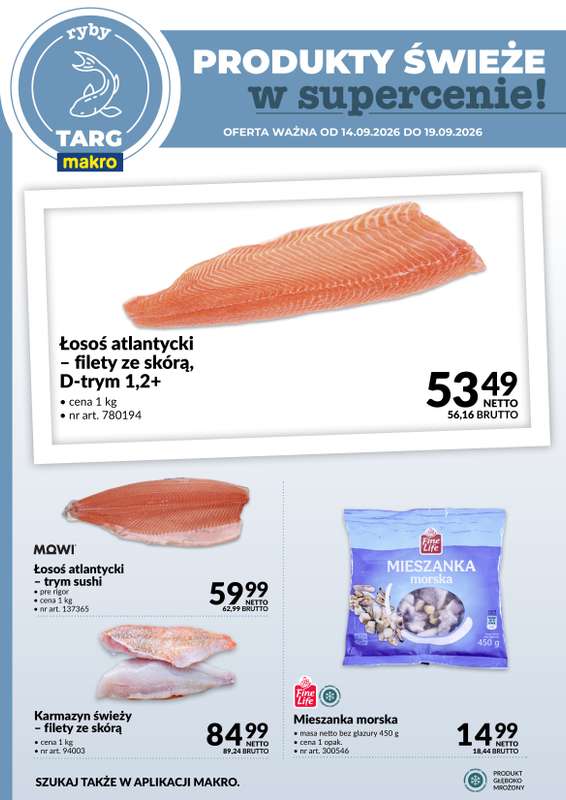 Makro - gazetka promocyjna Targ MAKRO - oferta świeża w super cenach! od wtorku 15.09 do soboty 19.09 - strona 4