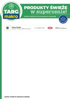 Makro - gazetka promocyjna Targ MAKRO - oferta świeża w super cenach! od wtorku 15.09 do soboty 19.09 - strona 8