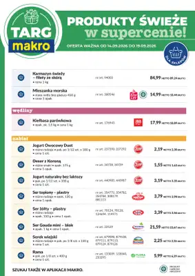 Makro - gazetka promocyjna Targ MAKRO - oferta świeża w super cenach! od wtorku 15.09 do soboty 19.09 - strona 7