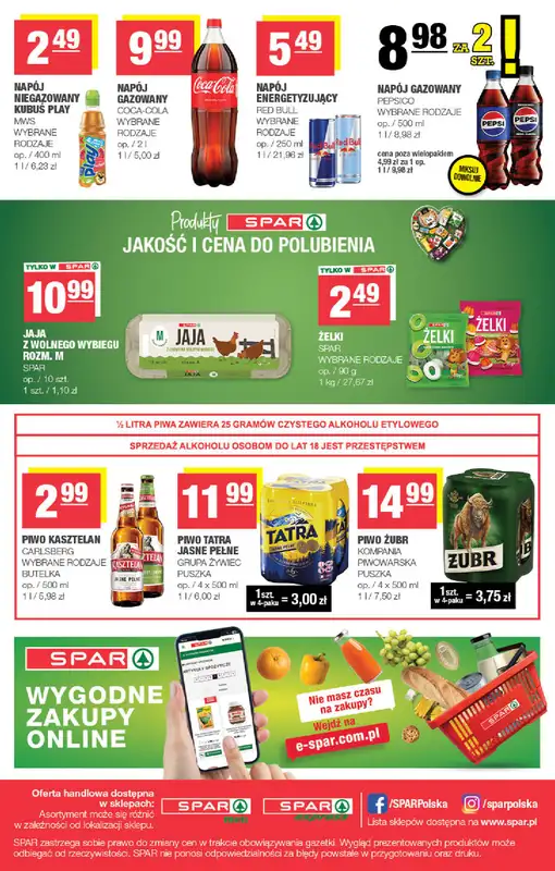 SPAR - gazetka promocyjna Gazetka Spar Mini od środy 23.09 do niedzieli 04.10 - strona 4