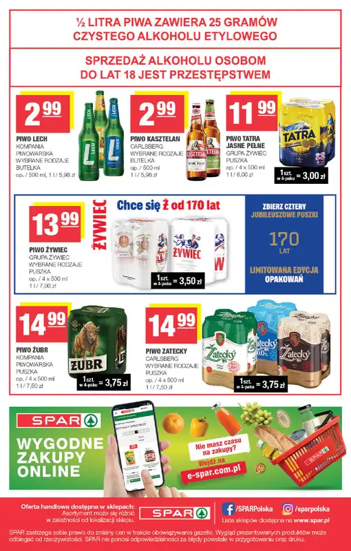 SPAR - gazetka promocyjna Gazetka Spar od środy 23.09 do niedzieli 04.10 - strona 8