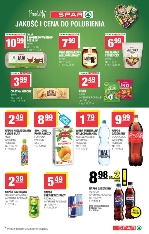 SPAR - gazetka promocyjna Gazetka Spar od środy 23.09 do niedzieli 04.10 - strona 7