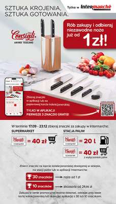 Intermarche - gazetka promocyjna Noże od środy 16.09 do środy 23.12