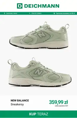Deichmann - gazetka promocyjna Sneakersy damskie New Balance od środy 16.09  - strona 4
