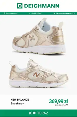 Deichmann - gazetka promocyjna Sneakersy damskie New Balance od środy 16.09  - strona 8