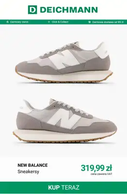 Deichmann - gazetka promocyjna Sneakersy damskie New Balance od środy 16.09  - strona 7