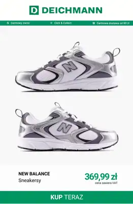 Deichmann - gazetka promocyjna Sneakersy damskie New Balance od środy 16.09  - strona 2