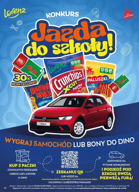Dino - gazetka promocyjna Gazetka 38 / 2026 od środy 16.09 do wtorku 22.09 - strona 52