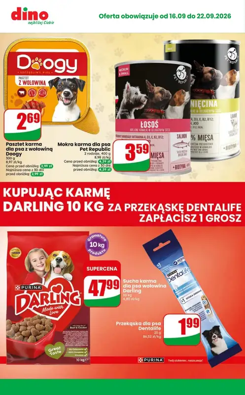 Dino - gazetka promocyjna MEGA promocje! od środy 16.09 do wtorku 22.09 - strona 8