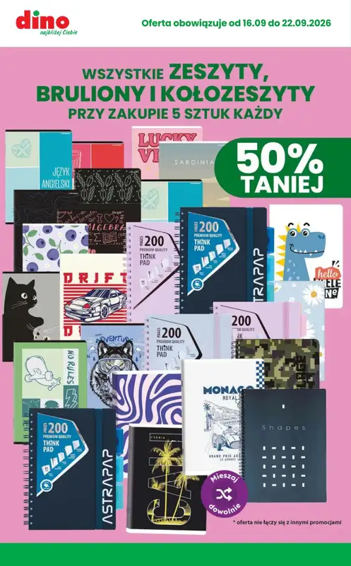 Dino - gazetka promocyjna MEGA promocje! od środy 16.09 do wtorku 22.09 - strona 6