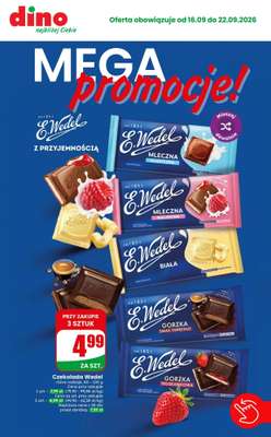 Dino - gazetka promocyjna MEGA promocje! od środy 16.09 do wtorku 22.09