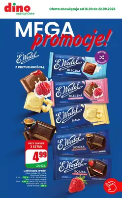 Dino - gazetka promocyjna MEGA promocje! od środy 16.09 do wtorku 22.09