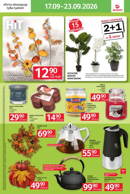 Selgros - gazetka promocyjna Jeszcze więcej super promocji! od czwartku 17.09 do środy 23.09 - strona 11