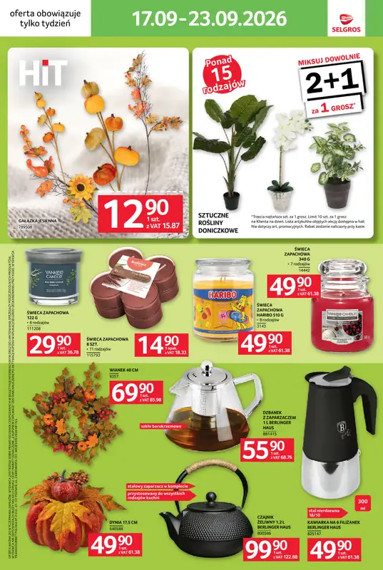 Selgros - gazetka promocyjna Jeszcze więcej super promocji! od czwartku 17.09 do środy 23.09 - strona 11