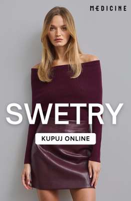 Medicine - gazetka promocyjna Swetry damskie od wtorku 15.09 do czwartku 24.09