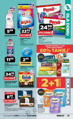 Netto - gazetka promocyjna Gazetka Spożywcza od czwartku 17.09 do soboty 19.09 - strona 21