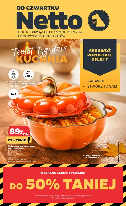 Netto - gazetka promocyjna Inspiracje tygodnia Kuchnia  