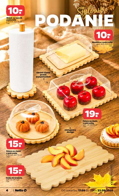 Netto - gazetka promocyjna Inspiracje tygodnia Kuchnia od czwartku 17.09 do środy 23.09 - strona 4