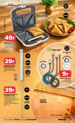 Netto - gazetka promocyjna Inspiracje tygodnia Kuchnia od czwartku 17.09 do środy 23.09 - strona 3