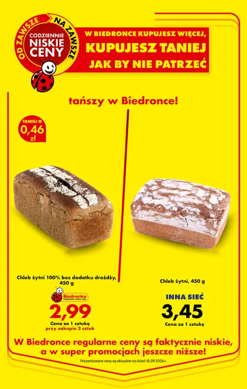 Biedronka - gazetka promocyjna Od poniedziałku od poniedziałku 14.09 do soboty 19.09 - strona 4
