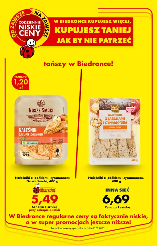 Biedronka - gazetka promocyjna Od poniedziałku, Z ladą tradycyjną od poniedziałku 14.09 do soboty 19.09 - strona 6