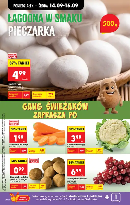 Biedronka - gazetka promocyjna Od poniedziałku, Z ladą tradycyjną od poniedziałku 14.09 do soboty 19.09 - strona 46