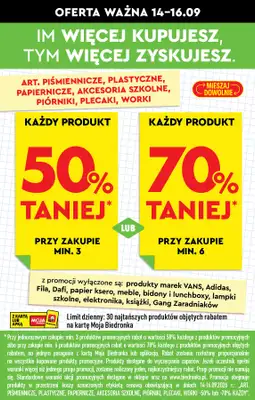 Biedronka - gazetka promocyjna Od poniedziałku, Z ladą tradycyjną od poniedziałku 14.09 do soboty 19.09 - strona 32