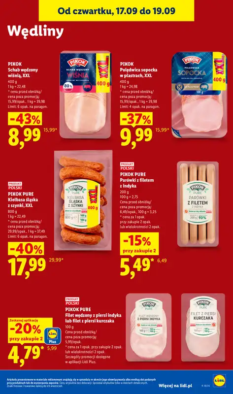 Lidl - gazetka promocyjna Oferta od czwartku od czwartku 17.09 do soboty 19.09 - strona 57