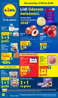 Lidl - gazetka promocyjna Oferta od czwartku od czwartku 17.09 do soboty 19.09