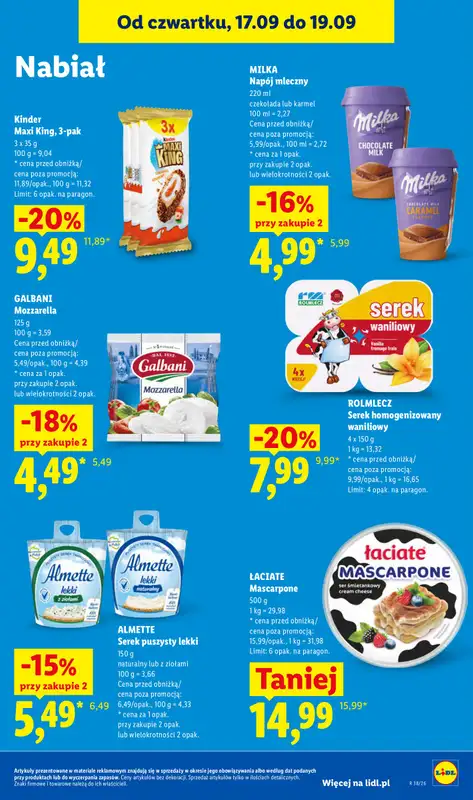 Lidl - gazetka promocyjna Oferta od czwartku od czwartku 17.09 do soboty 19.09 - strona 59