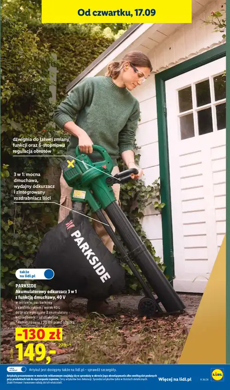 Lidl - gazetka promocyjna Oferta od czwartku od czwartku 17.09 do soboty 19.09 - strona 39