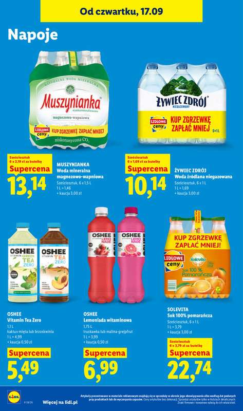 Lidl - gazetka promocyjna Oferta od czwartku od czwartku 17.09 do soboty 19.09 - strona 66