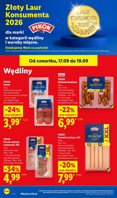 Lidl - gazetka promocyjna Oferta od czwartku od czwartku 17.09 do soboty 19.09 - strona 56
