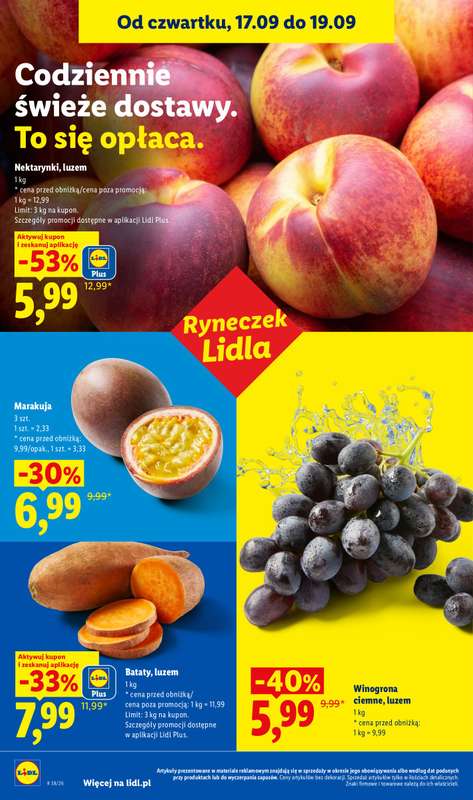 Lidl - gazetka promocyjna Oferta od czwartku od czwartku 17.09 do soboty 19.09 - strona 44
