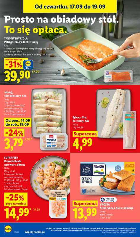 Lidl - gazetka promocyjna Oferta od czwartku od czwartku 17.09 do soboty 19.09 - strona 60