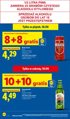 Lidl - gazetka promocyjna Oferta od czwartku od czwartku 17.09 do soboty 19.09 - strona 32