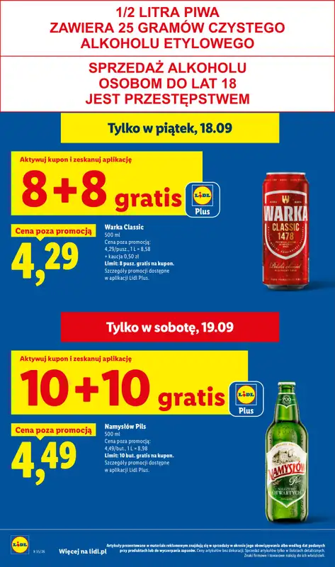 Lidl - gazetka promocyjna Oferta od czwartku od czwartku 17.09 do soboty 19.09 - strona 32
