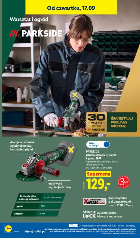 Lidl - gazetka promocyjna Oferta od czwartku od czwartku 17.09 do soboty 19.09 - strona 36